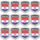 Recherche de hrvatska autocollants Drapeau