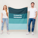 Zoek naar de blauw dekens Elegant