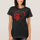 Recherche de paw print tshirts Coeur