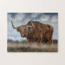 Recherche de vaches des montagnes puzzles Bétail