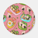 Recherche de nourriture asiatique magnets Mignon