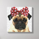 Zoek naar spotty kunst Pug