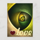 Recherche de motif abstrait vert cartes postales Pour tous