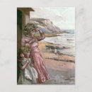 Recherche de bateau vintage cartes postales Illustration