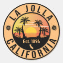 Recherche de california beach autocollants Vintage