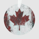 Recherche de drapeau canadien ornements Vacances