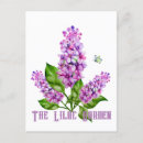Recherche de fleurs lilas cartes postales Rose