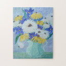 Recherche de marguerite puzzles Blanc