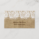 Recherche de dentelle rustique cartes visite Lin