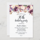 Recherche de 30ème invitations Violet
