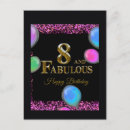 Recherche de 8ème de anniversaire cartes Ballons