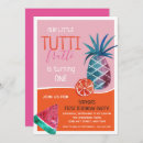 Recherche de tutti frutti invitations Aquarelle