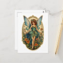 Recherche de fée vintage cartes postales Rétro