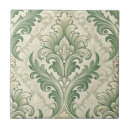 Recherche de motif de fleurs vintage carreaux Beige