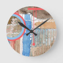 Recherche de médias horloges Peinture abstraite