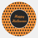 Recherche de polka dot autocollants Orange