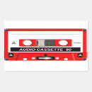 Recherche de cassette audio autocollants Rétro