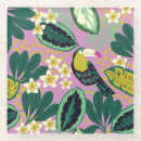 Recherche de toucan dessous de verres Fleur