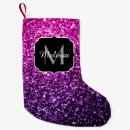 Recherche de violet chaussette de noël Monogramme