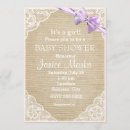 Recherche de burlap baby shower invitations Vintage