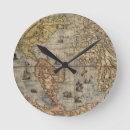 Recherche de vintage map horloges Old