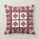 Recherche de motif traditionnel coussins Rouge