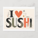 Zoek naar sashimi briefkaarten Eten
