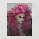 Recherche de masque de carnaval cartes postales Plumes