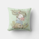 Recherche de petite fille mignonne coussins Décoration de pépinière