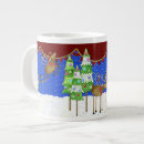 Recherche de arbre décoré tasses Neige