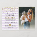 Recherche de lavender 16ans anniversaire invitations Sweet sixteen