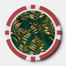 Recherche de feuille jetons poker Vert
