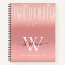 Recherche de rose gold carnets Typographie de script