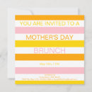 Recherche de mère invitations Jaune