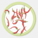 Recherche de piment vert autocollants Épicé