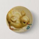 Recherche de poussin mignon de pâques badges Poulet