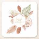 Recherche de fleurs tropicales dessous de verres Monogramme