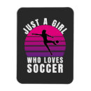 Recherche de le football magnets Girl