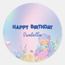 Recherche de anniversaire sirène autocollants Nom