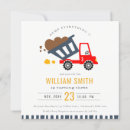 Recherche de red truck invitations Mignonette