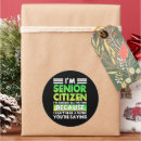 Recherche de citoyen autocollants Personne âgée