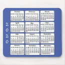 Zoek naar kantoor kalender muismatten Nieuw jaar