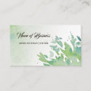 Recherche de nature abstraite cartes visite Verdure