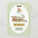 Zoek naar vintage trein uitnodigingen Retro