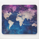 Recherche de carte du monde tapis souris Céleste