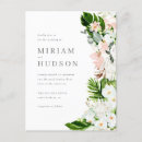 Recherche de feuillage luxuriant invitations Couple