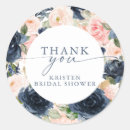 Recherche de lettrage moderne autocollants Bleu marine