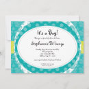 Recherche de bleu cyan invitations Motif