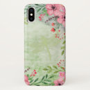 Recherche de libellule rose iphone coques Aquarelle