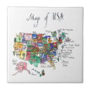 Recherche de les etats unis carreaux Aquarelle